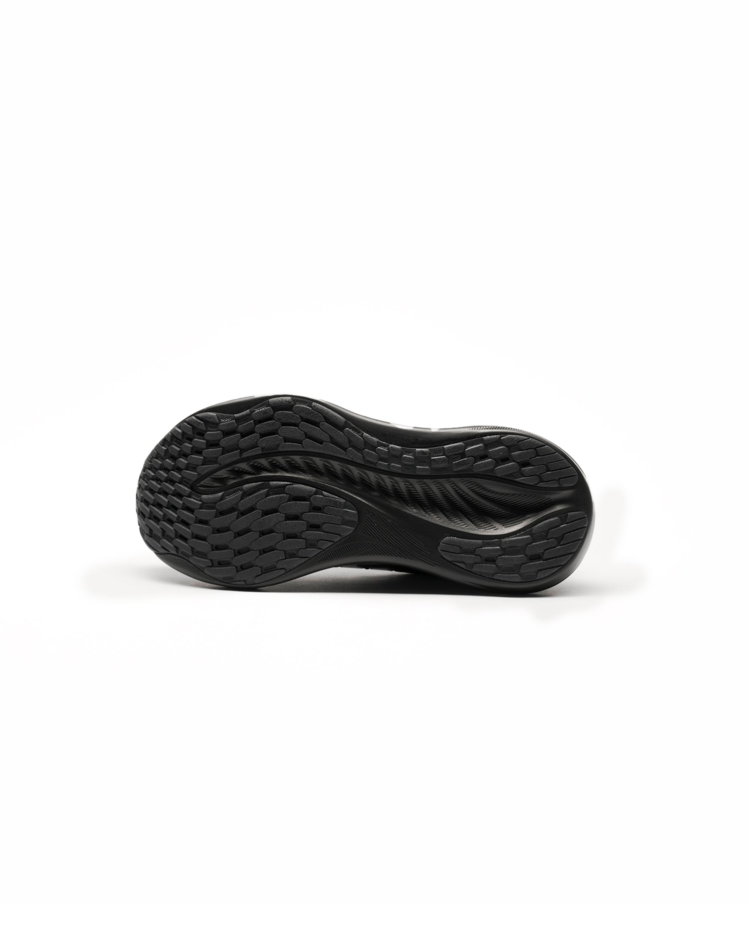 Suela de tenis de running All Black de mujer RunOff diseñada para asfalto y ciudad.