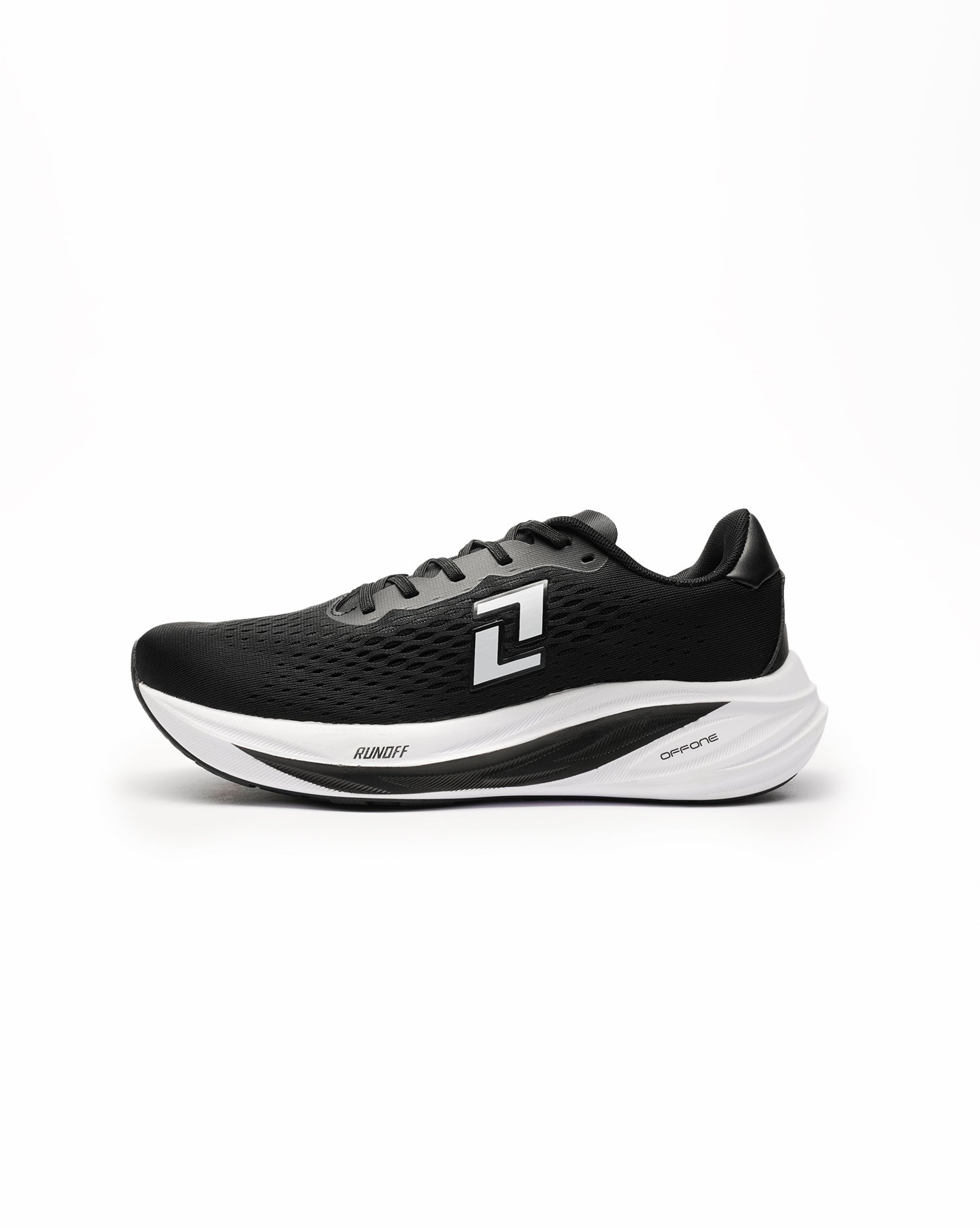 Zapatillas RunOff Origin Black & White Running Hombre