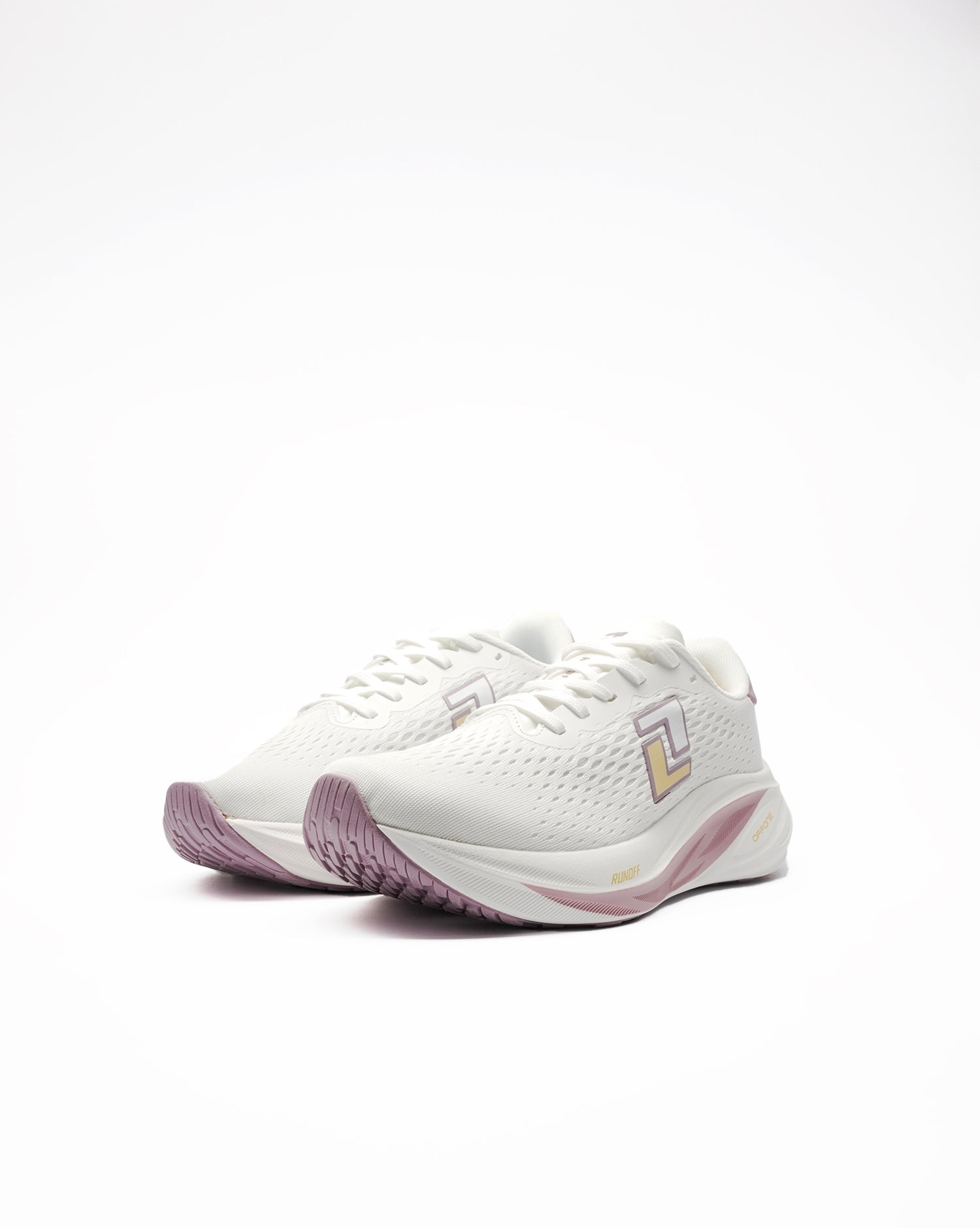 Zapatillas RunOff Origin White Pink Running Mujer