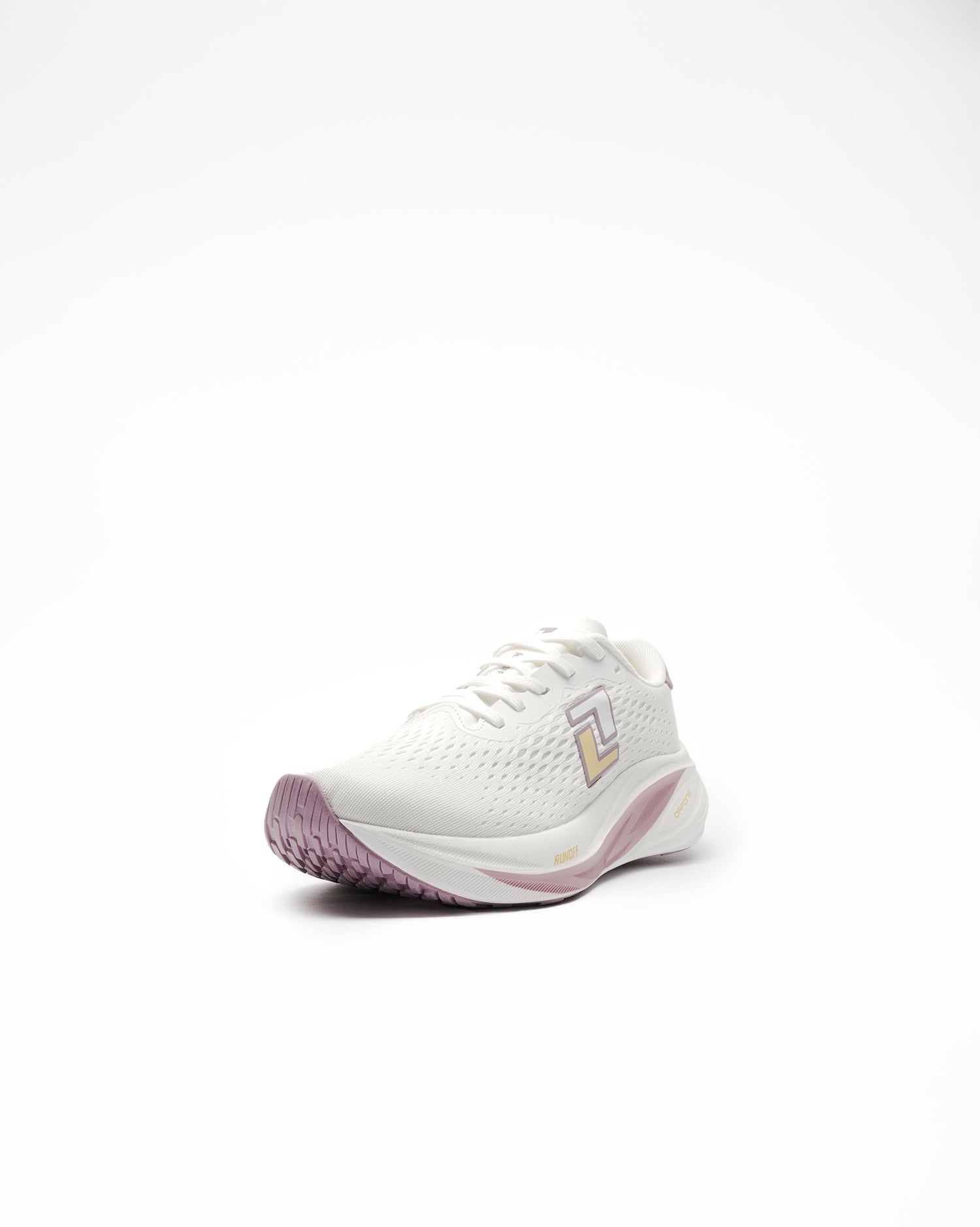 Zapatillas RunOff Origin White Pink Running Mujer