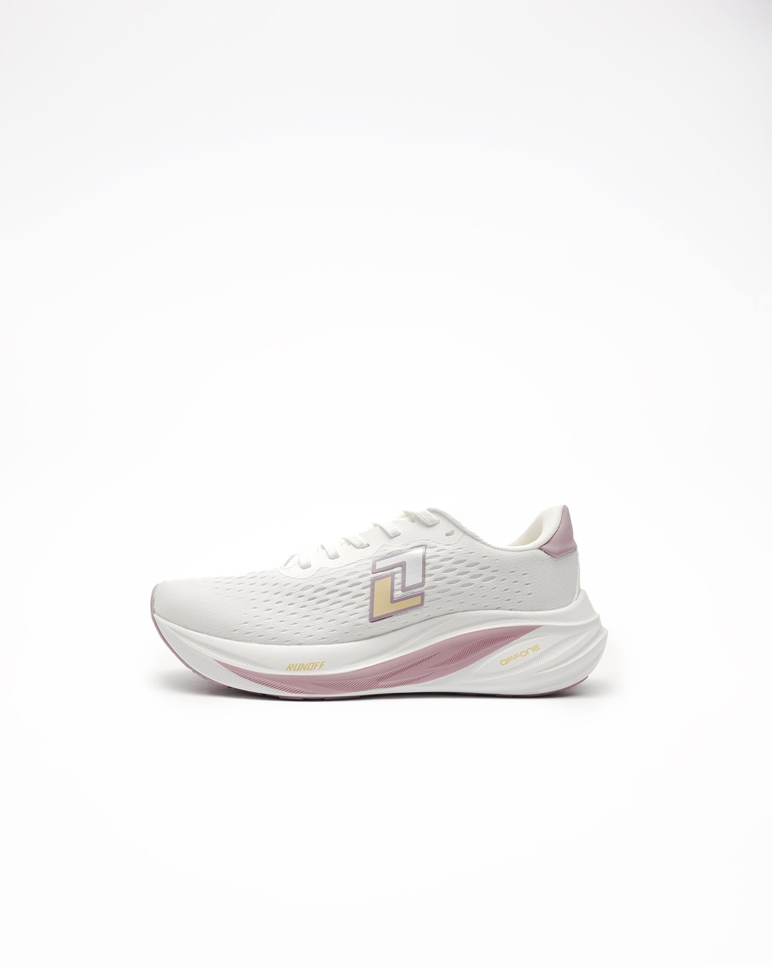 Zapatillas RunOff Origin White Pink Running Mujer