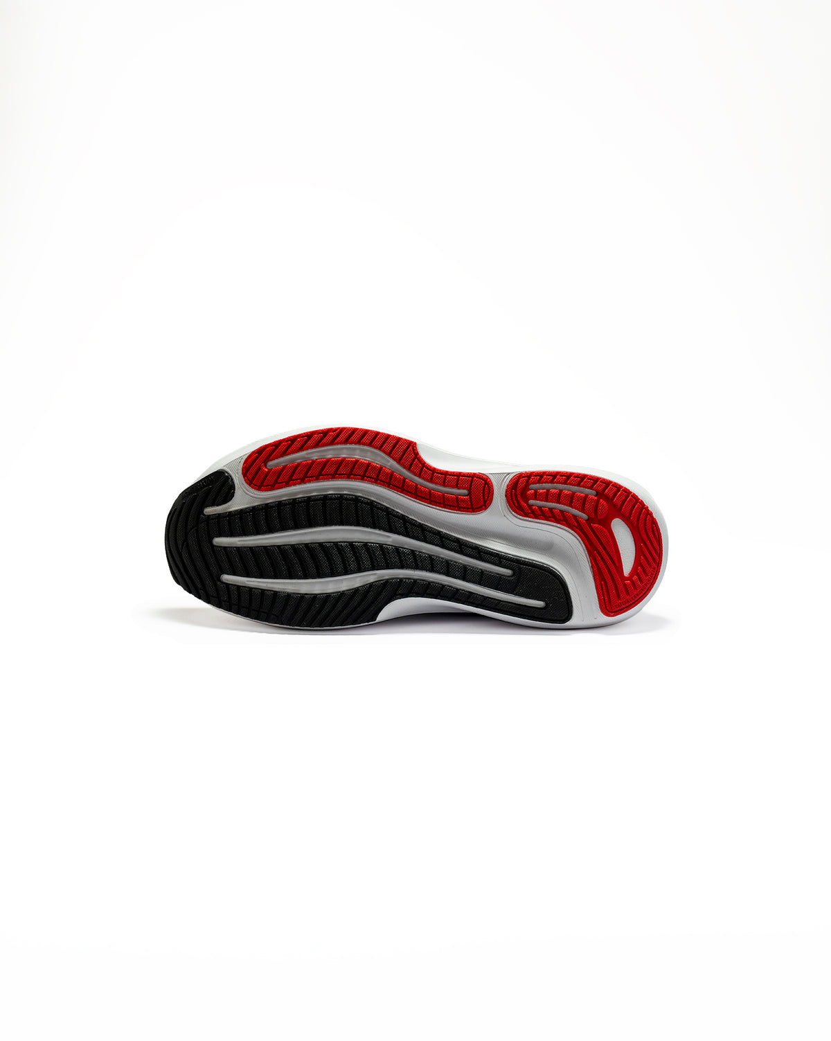 Suela de tenis de running Black Gradient RunOff diseñada para asfalto y ciudad.