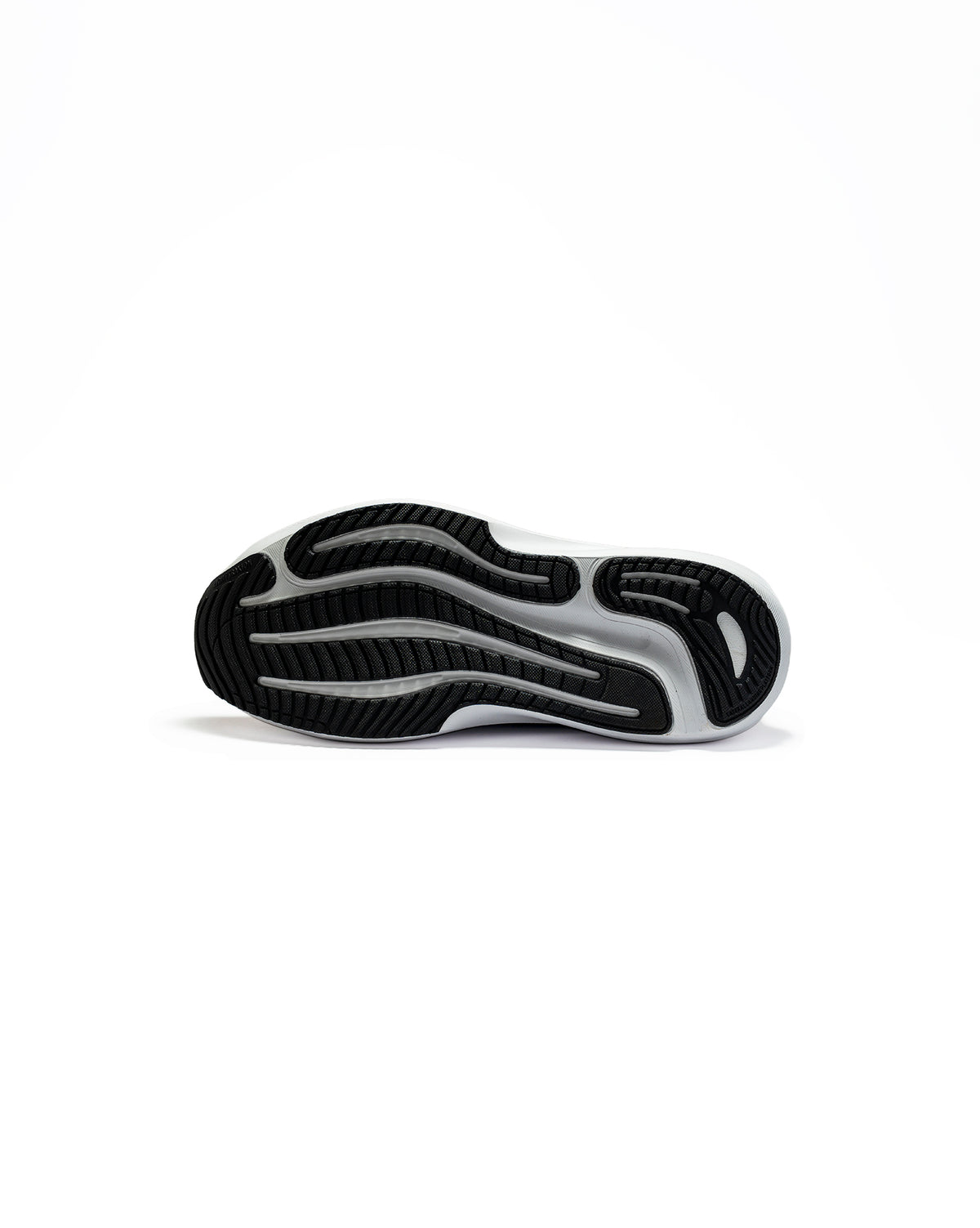 Suela de tenis de running Melange Grey RunOff diseñada para asfalto y ciudad.