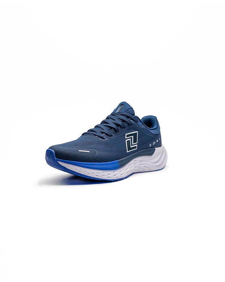 Frente de zapatos RunOff Pulse 1.0 Wave hombre malla fresca.