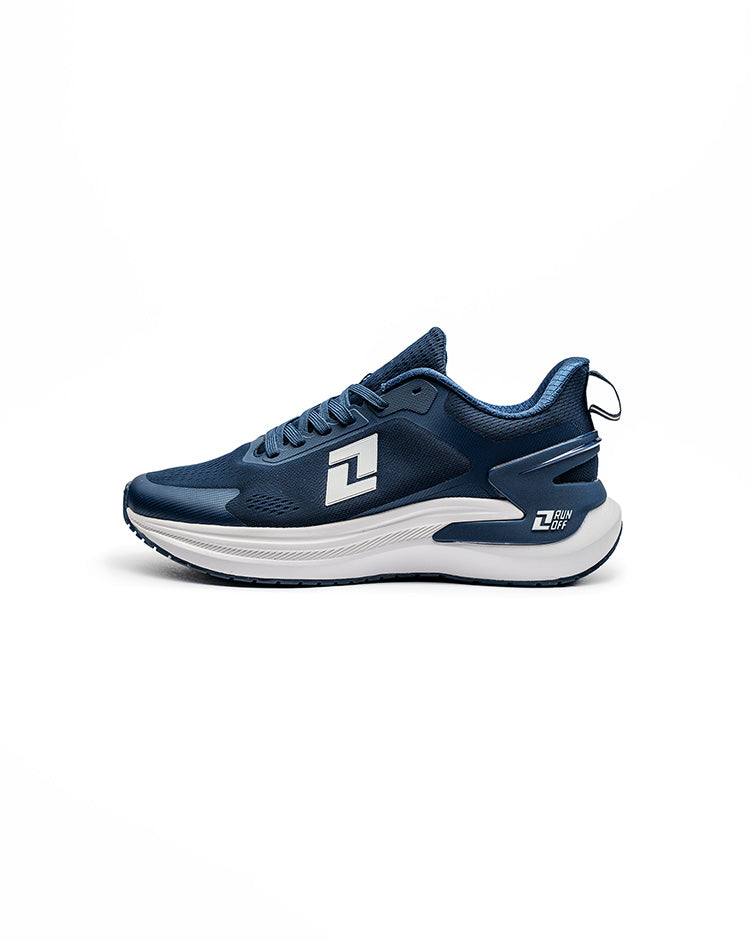 Perfil lateral tenis RunOff Pulse 2.0 Motion hombre livianos.