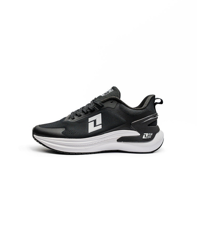 Perfil lateral tenis RunOff Pulse 2.0 Prime mujer livianos.